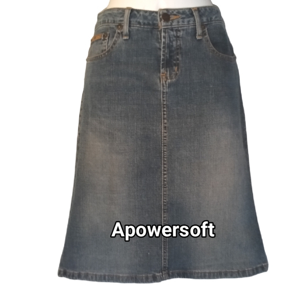 Vintage Denim Skirt